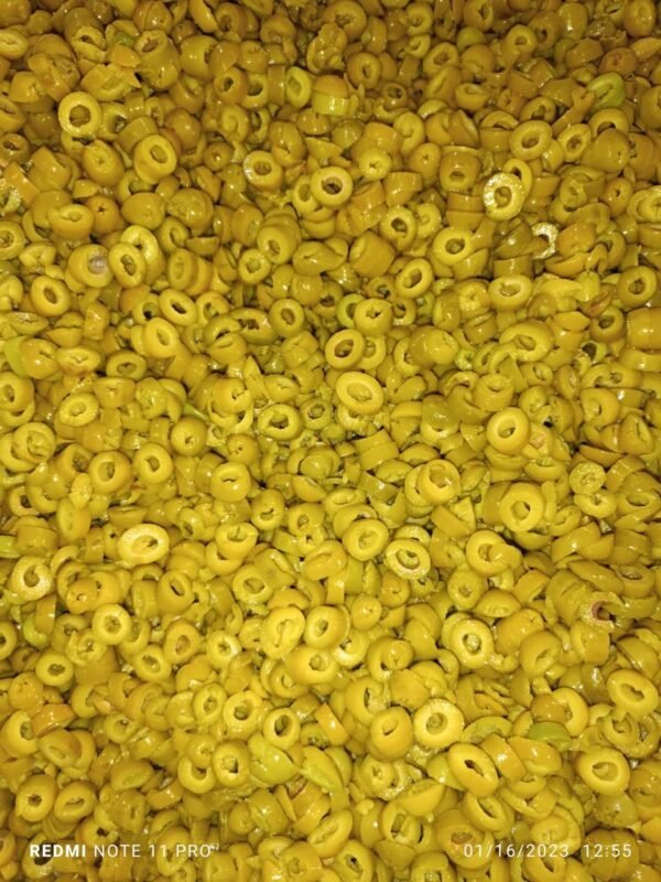 olives vertes en rondelles – sej food